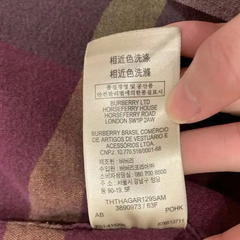 Burberry Burberry Long Sleeve Plaid Shirt for Women Size L / US 10 / IT 46 - 4 Thumbnail