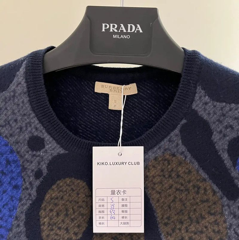 Burberry Burberry Multicolor Wool Women's Knit Sweater Size S / US 4 / IT 40 - 3 Thumbnail