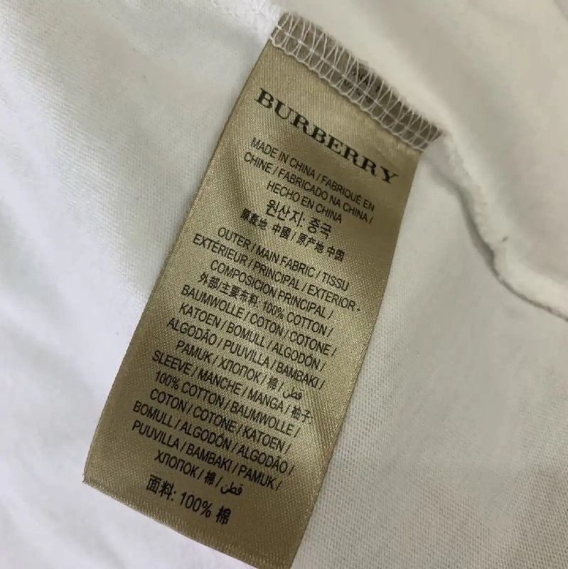 Burberry Burberry White Cotton Short Sleeve T-Shirt Size XS / US 0-2 / IT 36-38 - 6 Thumbnail
