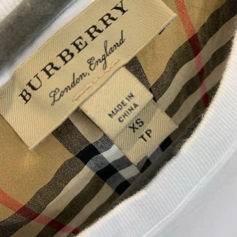 Burberry Burberry White Cotton Short Sleeve T-Shirt Size XS / US 0-2 / IT 36-38 - 5 Thumbnail