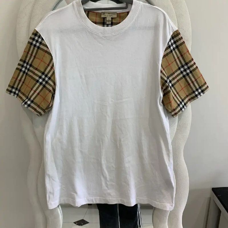 Burberry Burberry White Cotton Short Sleeve T-Shirt Size XS / US 0-2 / IT 36-38 - 2 Thumbnail