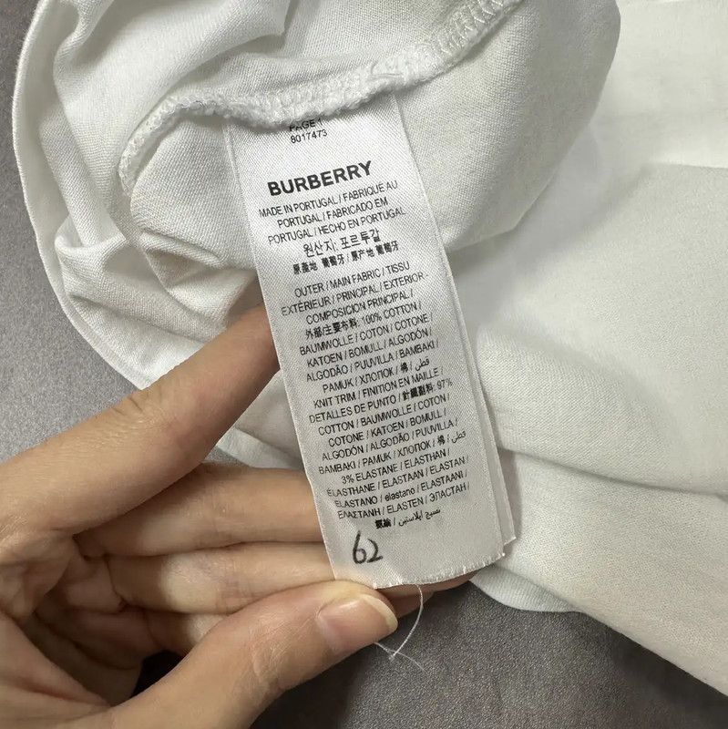 Burberry Burberry White Cotton T-Shirt for Women Size XS / US 0-2 / IT 36-38 - 5 Thumbnail