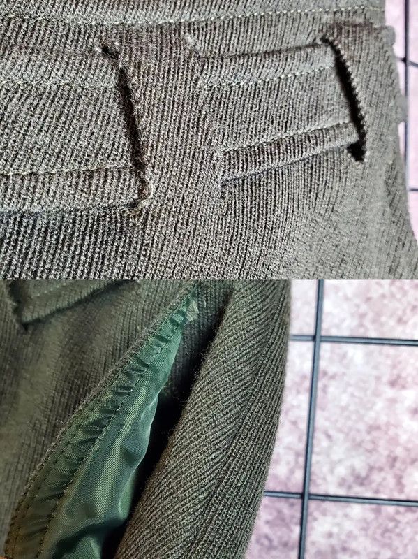 Burberry Burberry Green Wool A-Line Skirt for Spring Size 23" - 7 Thumbnail