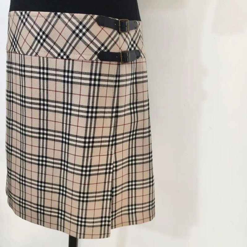 Burberry Burberry Spring Autumn Black Wool Blend Dress Size M / US 6-8 / IT 42-44 - 4 Thumbnail