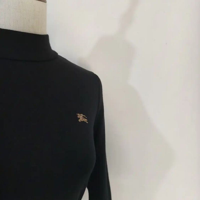Burberry Burberry Spring Autumn Black Wool Blend Dress Size M / US 6-8 / IT 42-44 - 2 Thumbnail