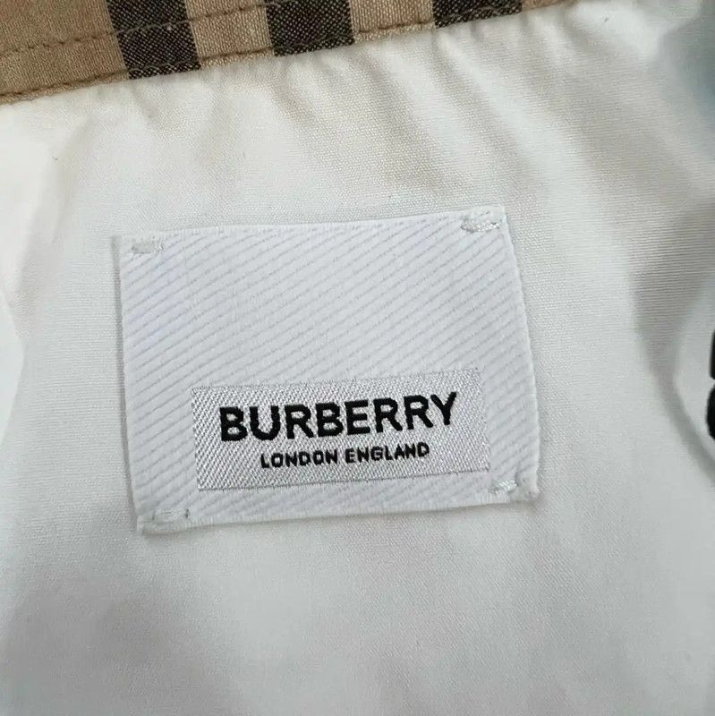 Burberry Burberry White Cotton Long Sleeve Shirt Size XS / US 0-2 / IT 36-38 - 4 Thumbnail