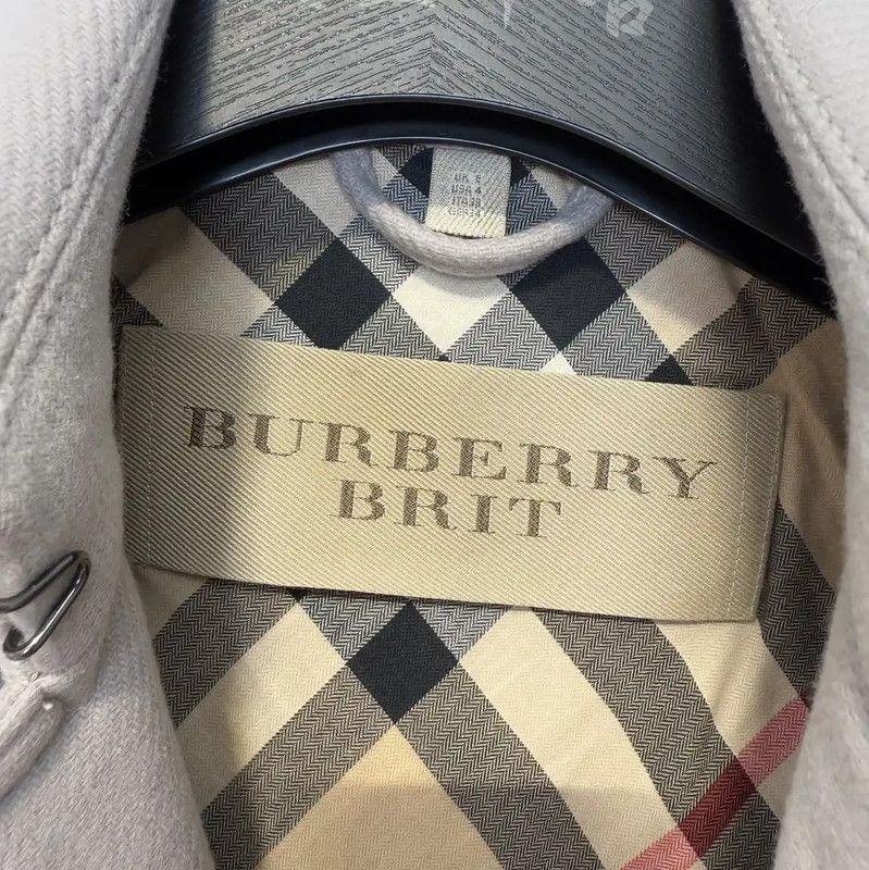 Burberry Burberry Women's Winter Light Purple Wool Coat Size S / US 4 / IT 40 - 3 Thumbnail
