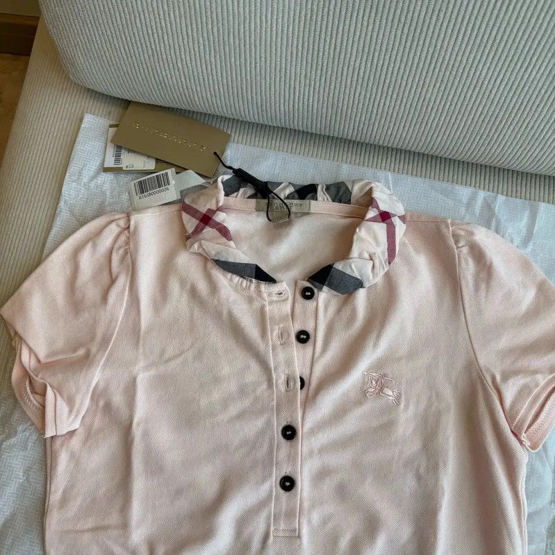 Burberry Burberry Pink Short Sleeve Logo Tee Size XS / US 0-2 / IT 36-38 - 2 Thumbnail