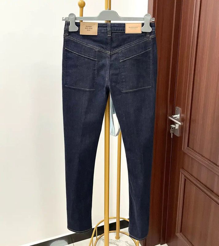 Burberry Burberry Blue Cotton Women’s Jeans Size XS Size 22" - 5 Thumbnail