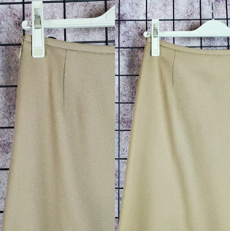 Burberry Burberry A-Line Skirt in Camel Wool Size 23" - 3 Thumbnail