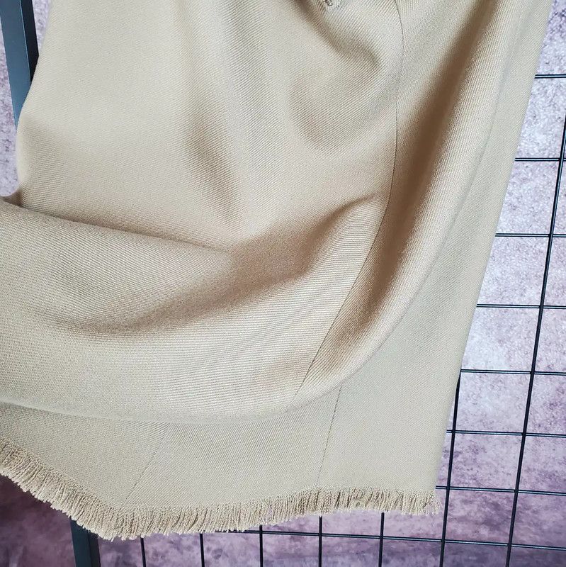 Burberry Burberry A-Line Skirt in Camel Wool Size 23" - 8 Thumbnail