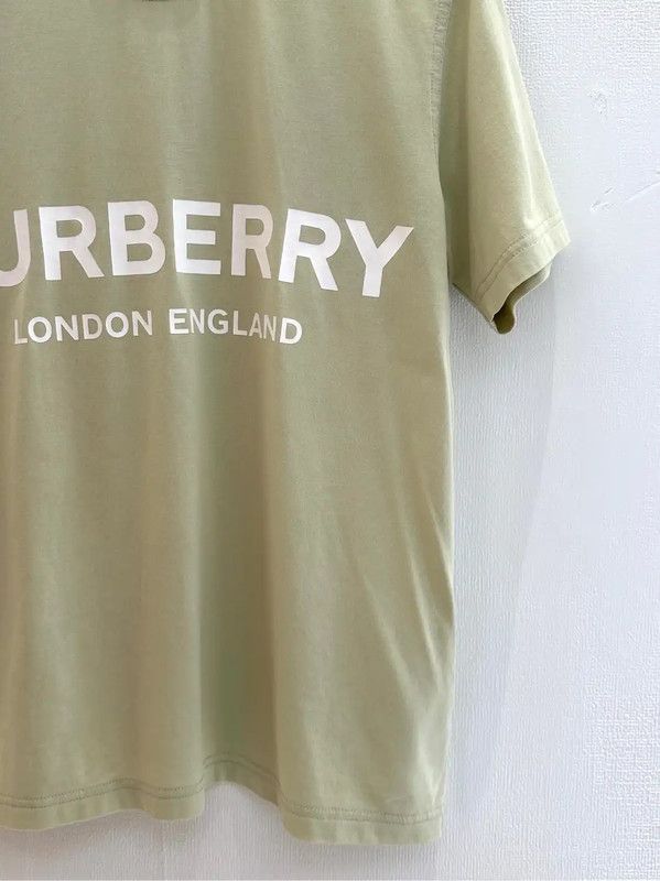 Burberry Burberry Short Sleeve T-Shirt in Light Green Size XS / US 0-2 / IT 36-38 - 3 Thumbnail