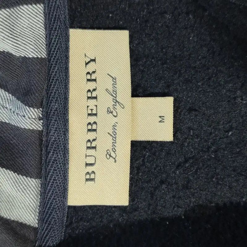 Burberry Burberry Women's Navy Blue Cotton Hoodie Size M / US 6-8 / IT 42-44 - 4 Thumbnail