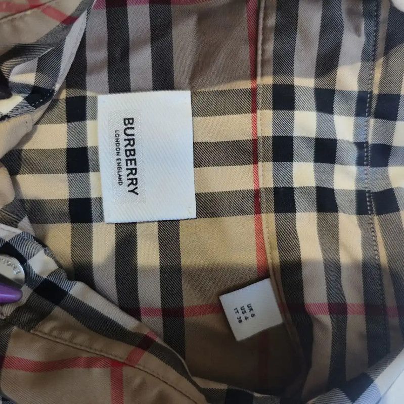 Burberry Burberry Beige Cotton Women's Shirt Size M / US 6-8 / IT 42-44 - 3 Thumbnail