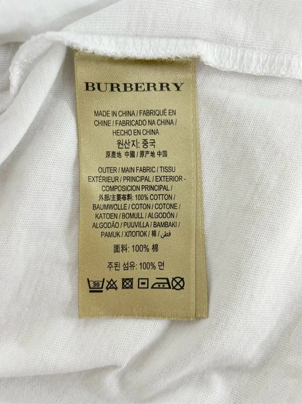 Burberry Burberry White Cotton Women's T-Shirt Size S / US 4 / IT 40 - 7 Thumbnail