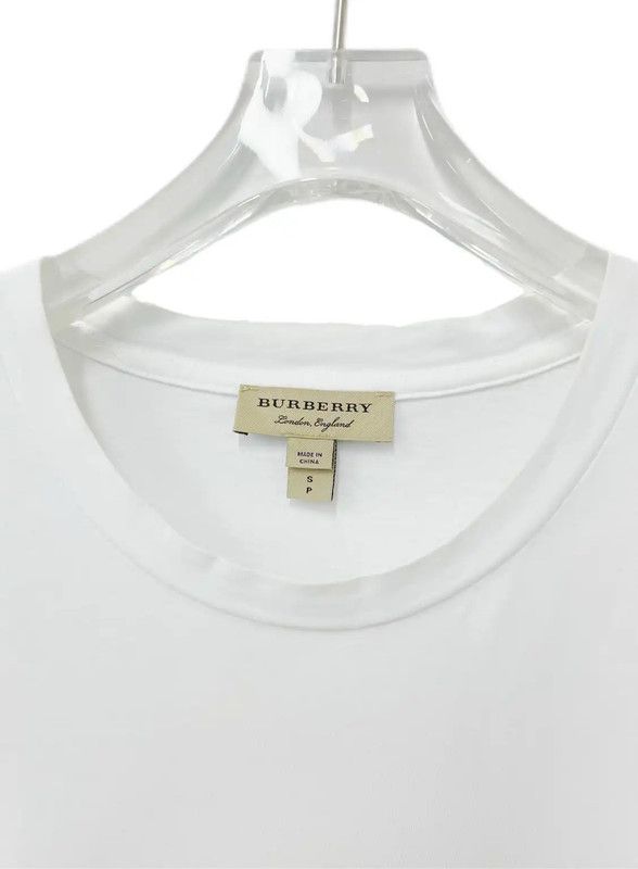 Burberry Burberry White Cotton Women's T-Shirt Size S / US 4 / IT 40 - 3 Thumbnail