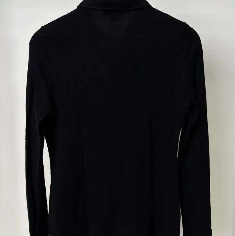 Burberry Burberry Women's Black Long Sleeve Polo Size M / US 6-8 / IT 42-44 - 2 Thumbnail
