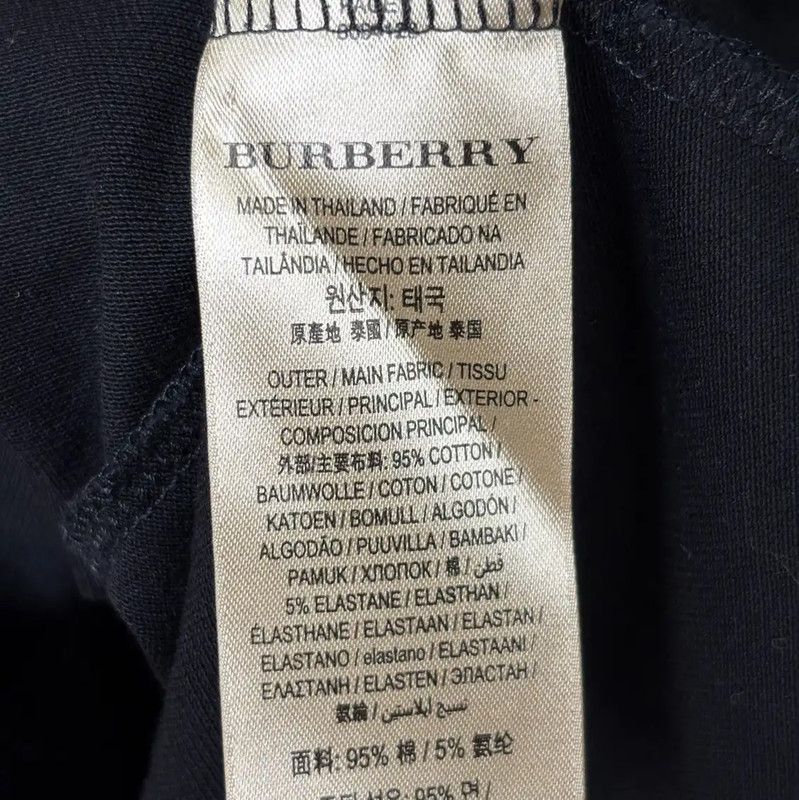 Burberry Burberry Women's Black Long Sleeve Polo Size M / US 6-8 / IT 42-44 - 4 Thumbnail