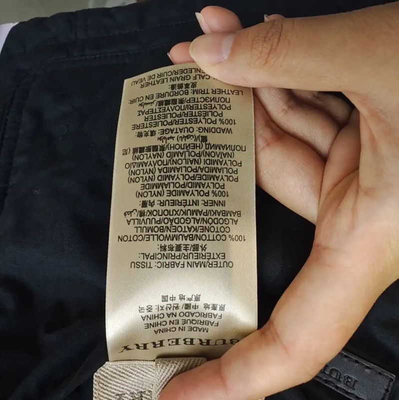 Burberry Burberry Black Cotton Women's Jacket Size S / US 4 / IT 40 - 5 Thumbnail
