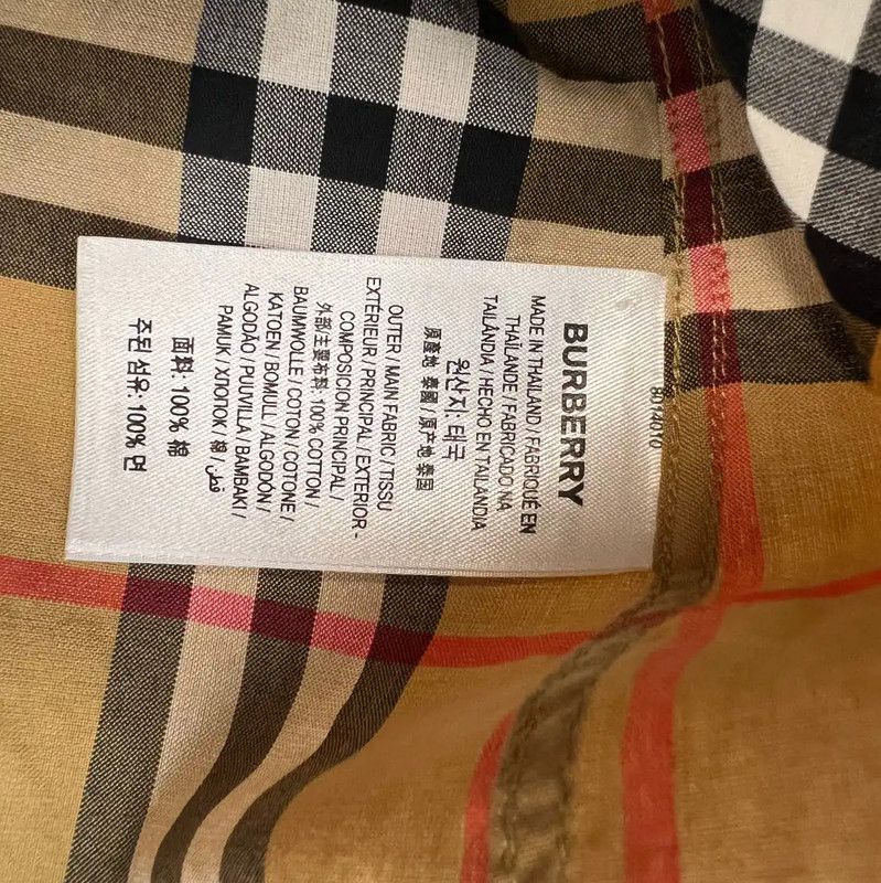Burberry Burberry Multicolored Cotton Shirt for Women Size M / US 6-8 / IT 42-44 - 8 Thumbnail