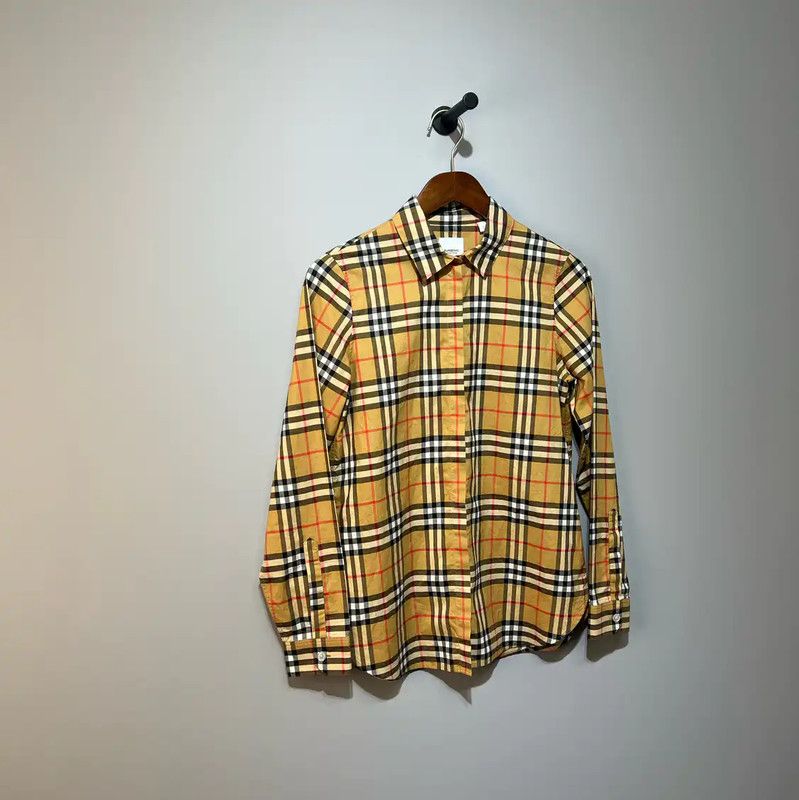 Burberry Burberry Multicolored Cotton Shirt for Women Size M / US 6-8 / IT 42-44 - 3 Thumbnail