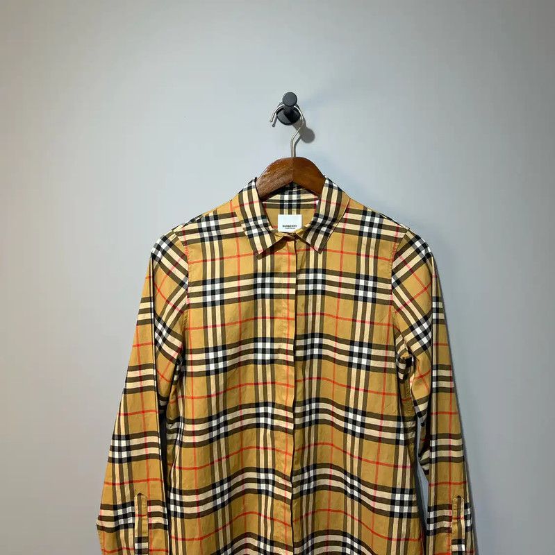 Burberry Burberry Multicolored Cotton Shirt for Women Size M / US 6-8 / IT 42-44 - 4 Thumbnail