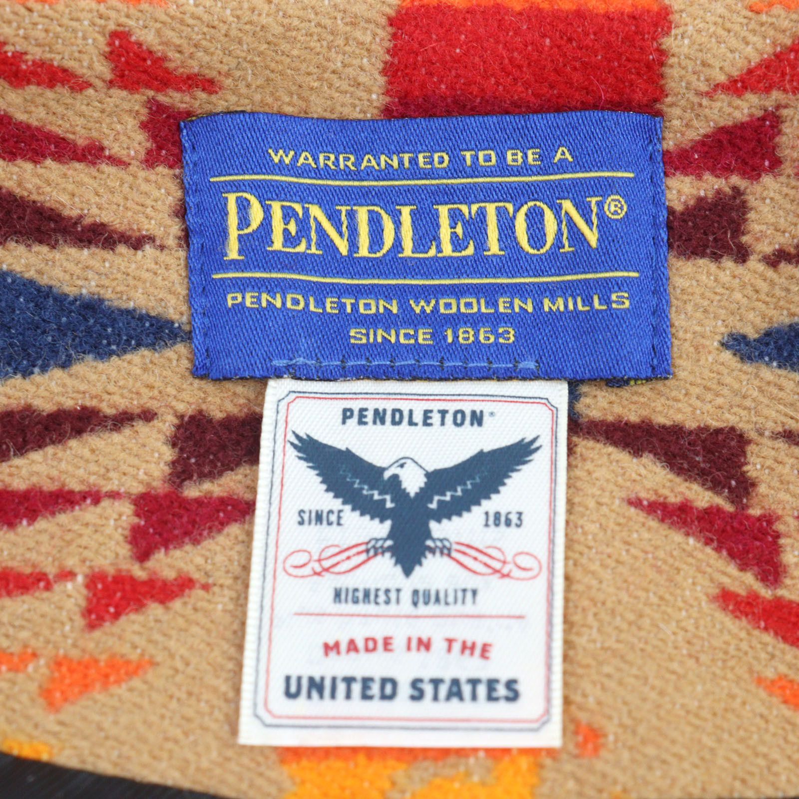 Other Other Hysteric Glamour Pendleton Wool Coat Leather Outerwear DUTY FREE for USA Size ONE SIZE - 11 Thumbnail