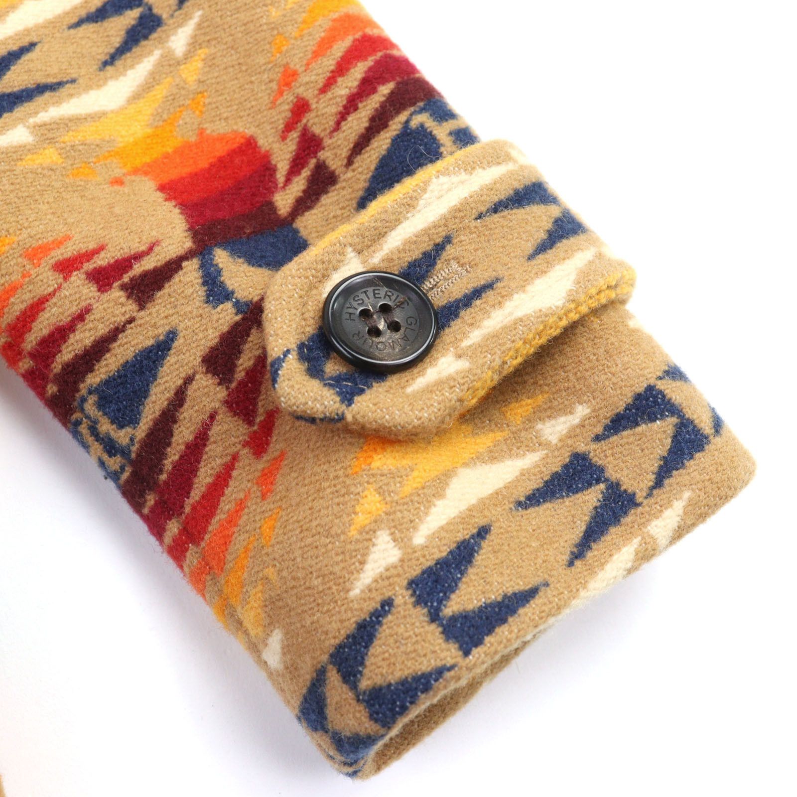 Other Other Hysteric Glamour Pendleton Wool Coat Leather Outerwear DUTY FREE for USA Size ONE SIZE - 9 Thumbnail