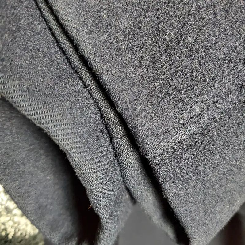 Burberry Burberry Navy Wool Mid-Length Coat for Women Size M / US 6-8 / IT 42-44 - 9 Thumbnail