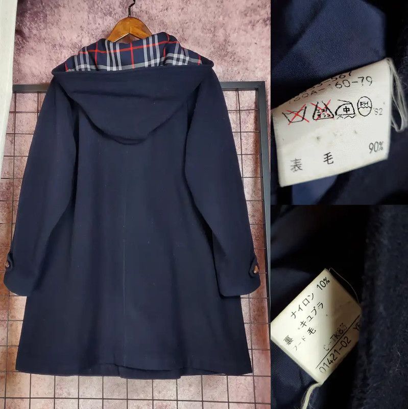 Burberry Burberry Navy Wool Mid-Length Coat for Women Size M / US 6-8 / IT 42-44 - 2 Thumbnail