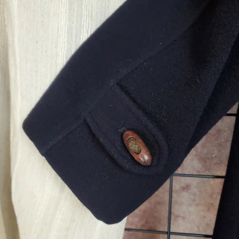 Burberry Burberry Navy Wool Mid-Length Coat for Women Size M / US 6-8 / IT 42-44 - 10 Thumbnail