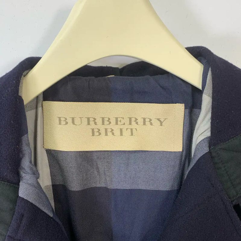 Burberry Burberry Women's Navy Blue Wool Coat Size XS / US 0-2 / IT 36-38 - 3 Thumbnail
