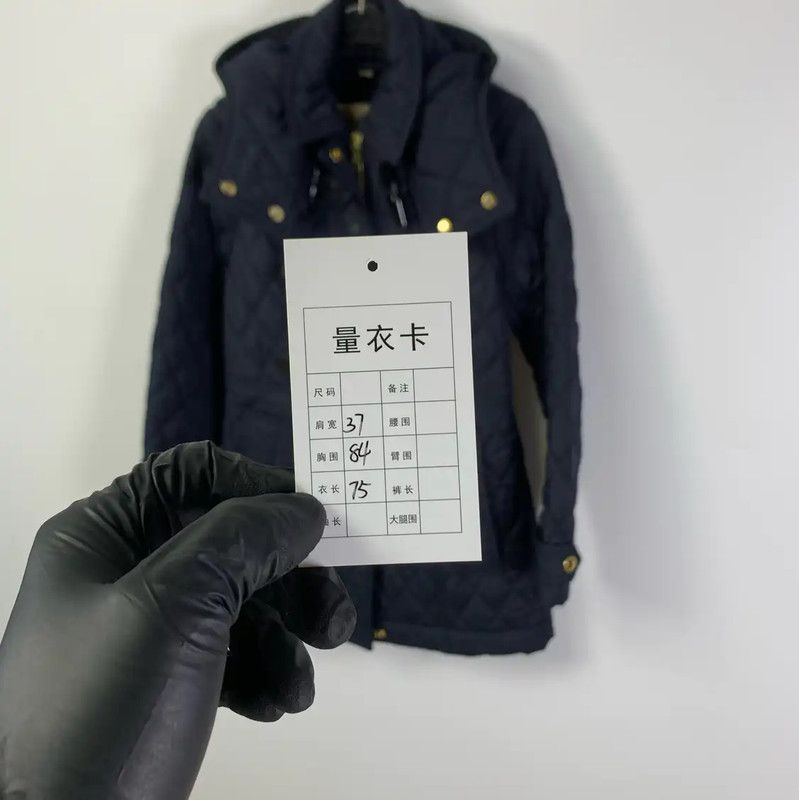 Burberry Burberry Black Women's Cotton Jacket Size ONE SIZE - 6 Thumbnail