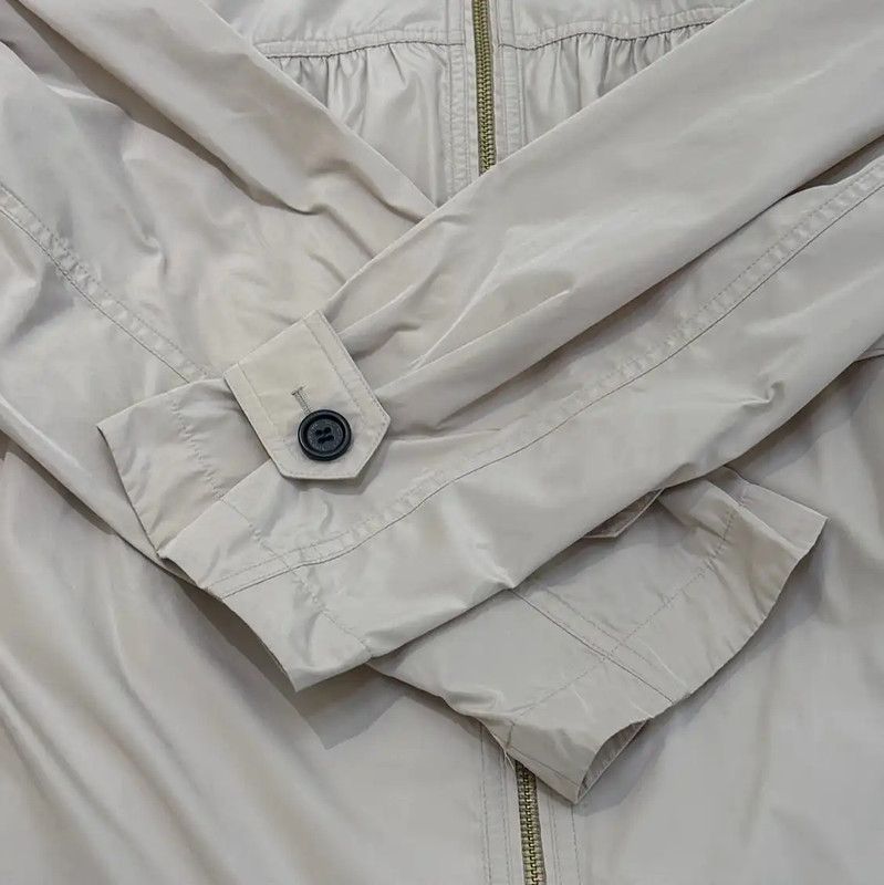 Burberry Burberry Zip-Up Mid-Length Trench Coat in Pale Pink Size L / US 10 / IT 46 - 5 Thumbnail