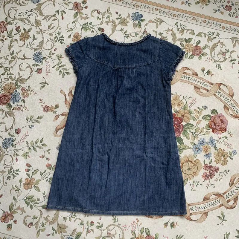 Burberry Burberry Blue Cotton Women's Dress Size S / US 4 / IT 40 - 5 Thumbnail