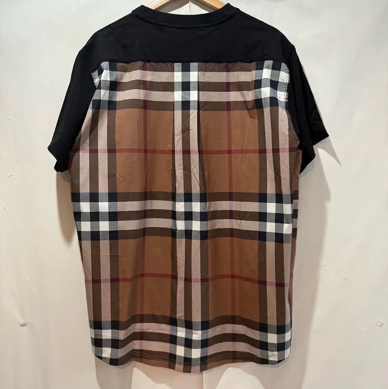 Burberry Burberry Colorblock Cotton Tee for Women Size M / US 6-8 / IT 42-44 - 2 Thumbnail