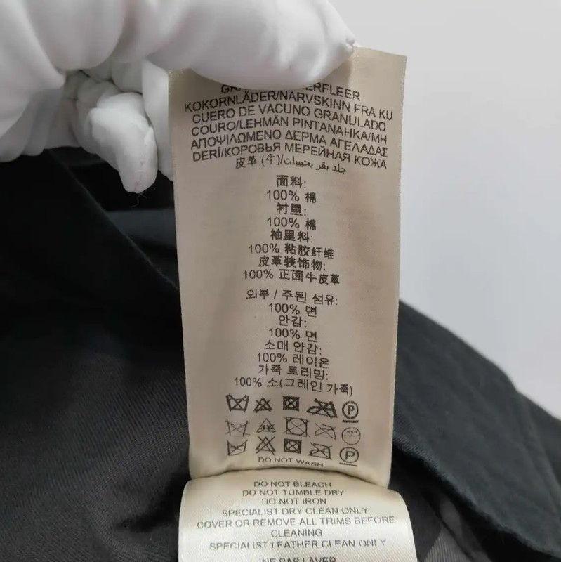 Burberry Burberry Black Long Cotton Trench Coat Size L / US 10 / IT 46 - 6 Thumbnail
