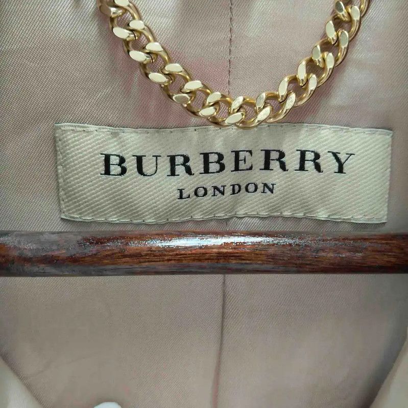 Burberry Burberry Spring Autumn Beige Cotton Trench Coat Size M / US 6-8 / IT 42-44 - 4 Thumbnail