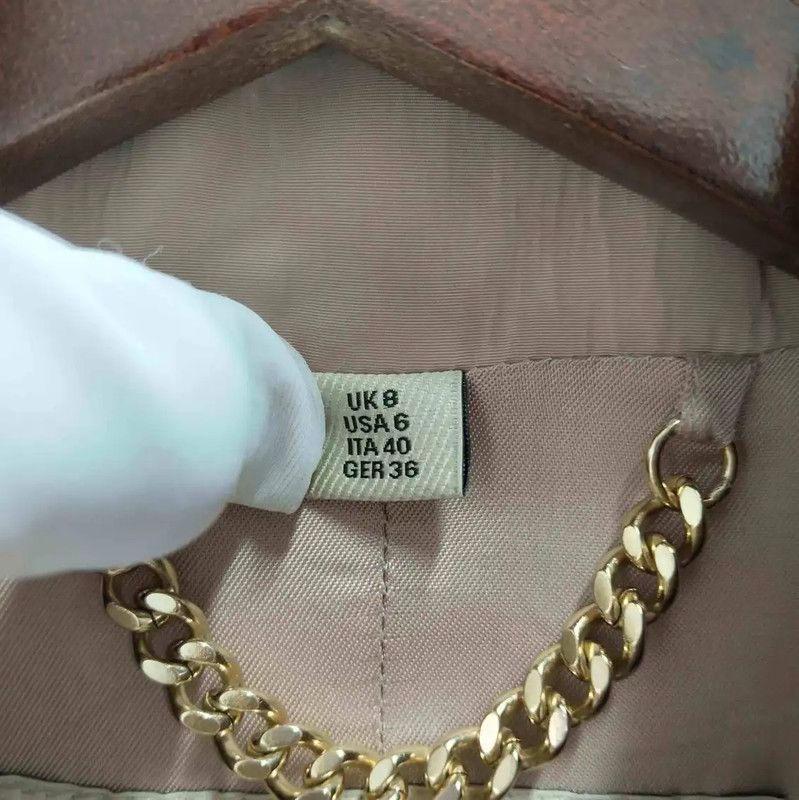 Burberry Burberry Spring Autumn Beige Cotton Trench Coat Size M / US 6-8 / IT 42-44 - 3 Thumbnail