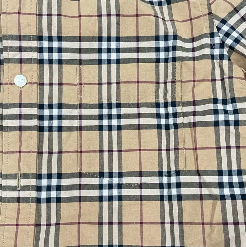 Burberry Burberry M Size Khaki Cotton Shirt Size M / US 6-8 / IT 42-44 - 5 Thumbnail