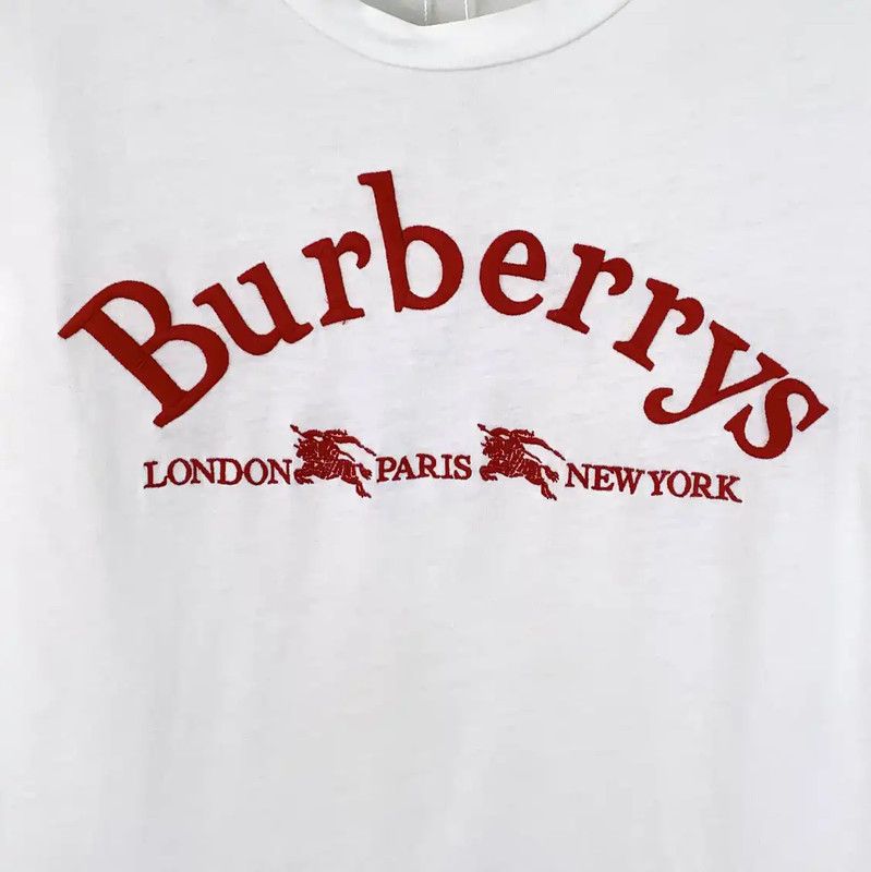 Burberry Burberry Women's White Cotton T-Shirt Size S / US 4 / IT 40 - 4 Thumbnail