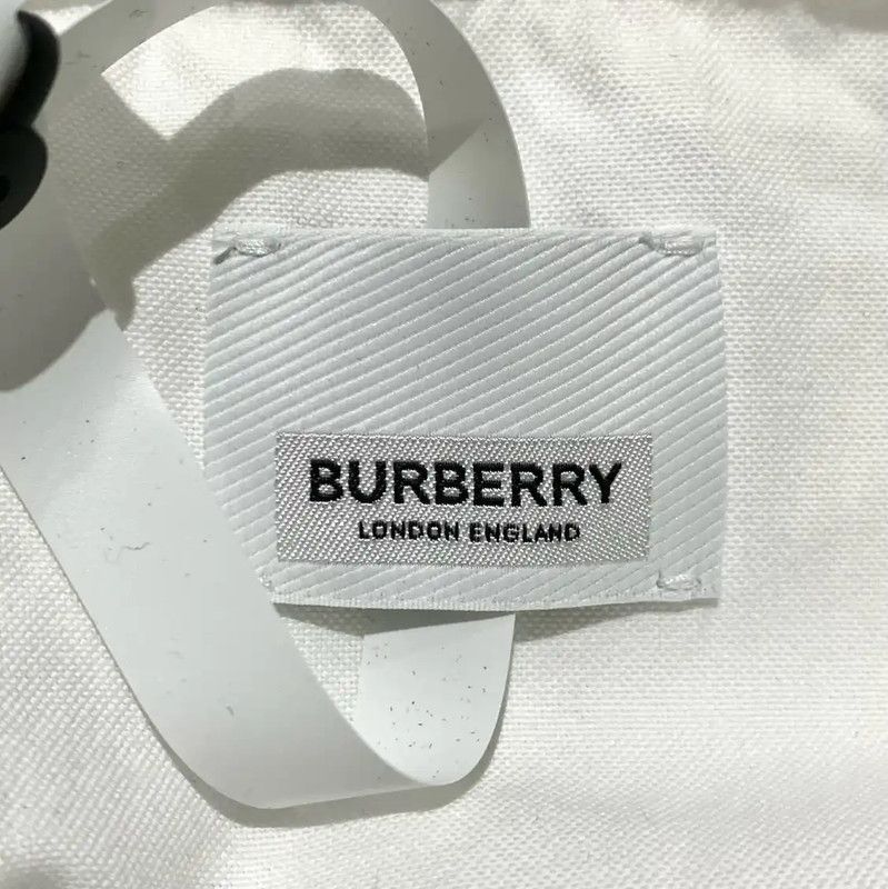 Burberry Burberry White Cotton Women's Shirt with Stripe Size L / US 10 / IT 46 - 5 Thumbnail