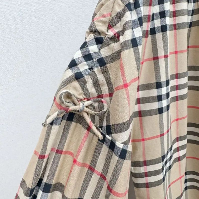 Burberry Burberry Khaki Long Sleeve Dress for Women Size S / US 4 / IT 40 - 7 Thumbnail