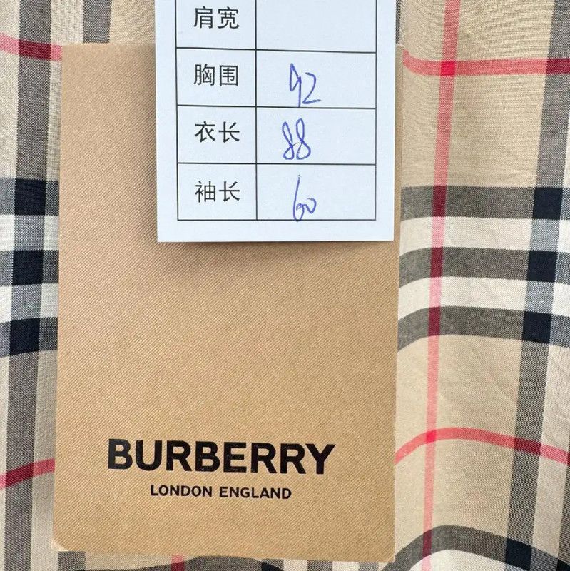 Burberry Burberry Khaki Long Sleeve Dress for Women Size S / US 4 / IT 40 - 2 Thumbnail