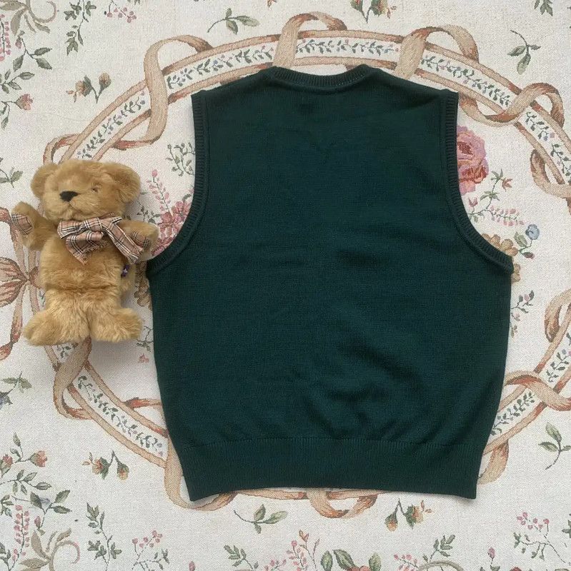 Burberry Burberry Green Wool Women's Knitted Vest Size M / US 6-8 / IT 42-44 - 6 Thumbnail
