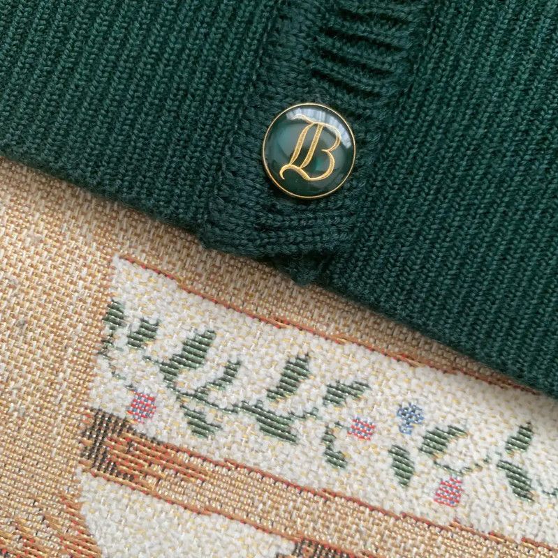Burberry Burberry Green Wool Women's Knitted Vest Size M / US 6-8 / IT 42-44 - 3 Thumbnail