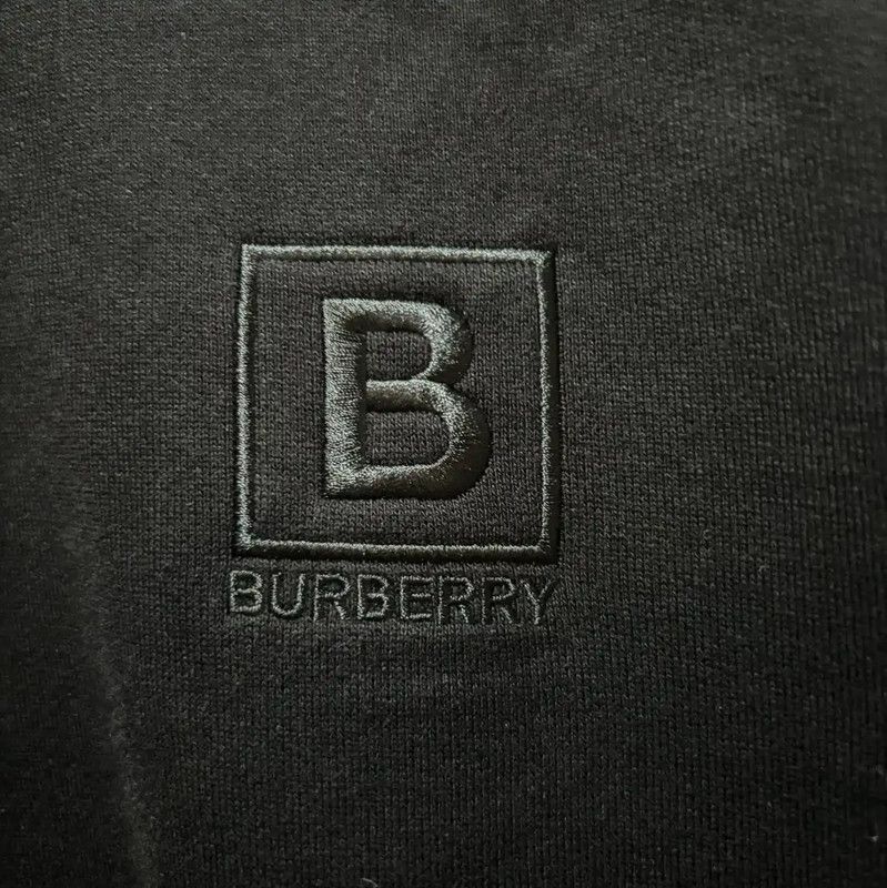 Burberry Burberry Black Cotton Embroidered Long Sleeve Sweatshirt Size S / US 4 / IT 40 - 3 Thumbnail