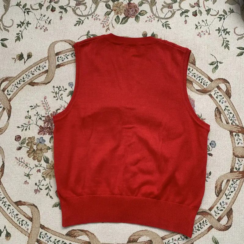 Burberry Burberry Red Cotton Women's Vest Cardigan Size M / US 6-8 / IT 42-44 - 7 Thumbnail