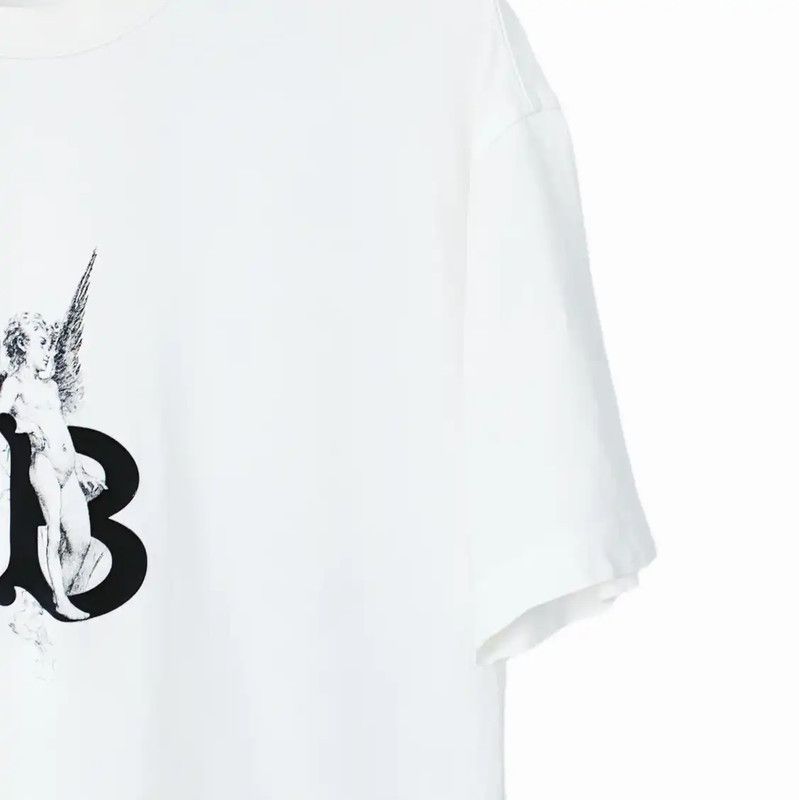 Burberry Burberry White Cotton T-Shirt for Women Size XXS / US 00 / IT 34 - 4 Thumbnail