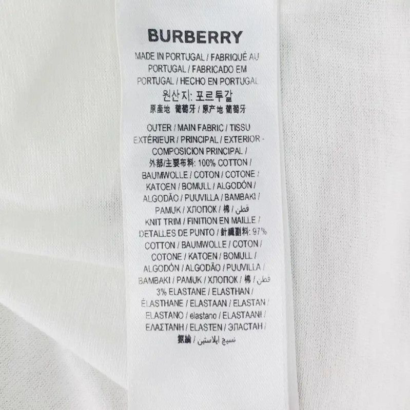 Burberry Burberry White Cotton T-Shirt for Women Size XXS / US 00 / IT 34 - 8 Thumbnail
